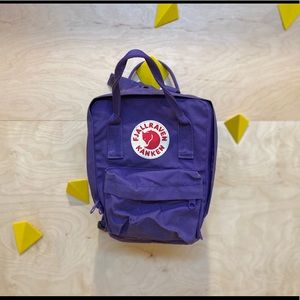 Fjallraven backback - Kanken Mini - purple
